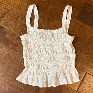 Universal Thread Cream Smocked Camisole
